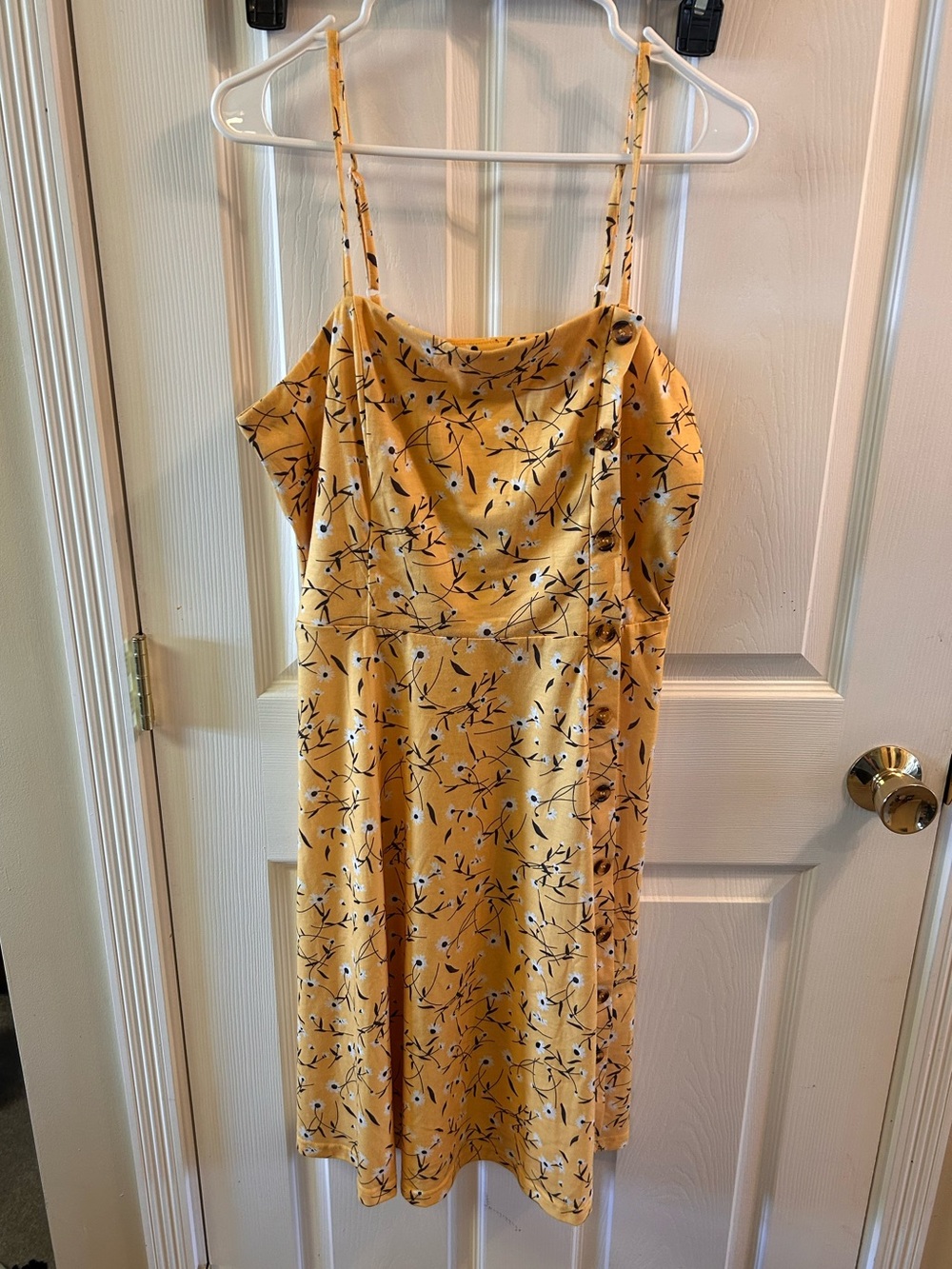 Yellow Floral Dress